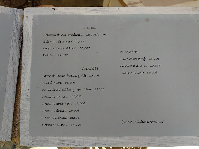 Capricho n 8 menu 1